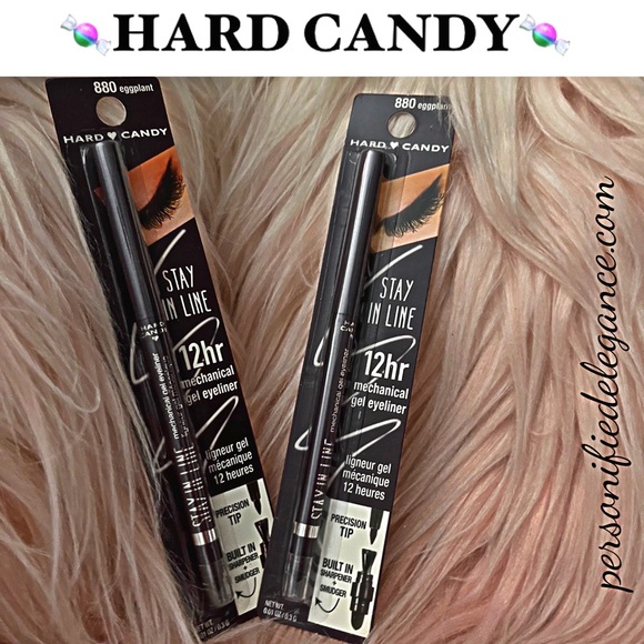Lot of 2 Hard Candy Mechanical Stay In Line Gel Eyeliner #800 Eggplant - Picture 1 of 6